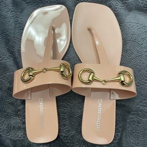 Never worn Jeffrey Campbell sandals